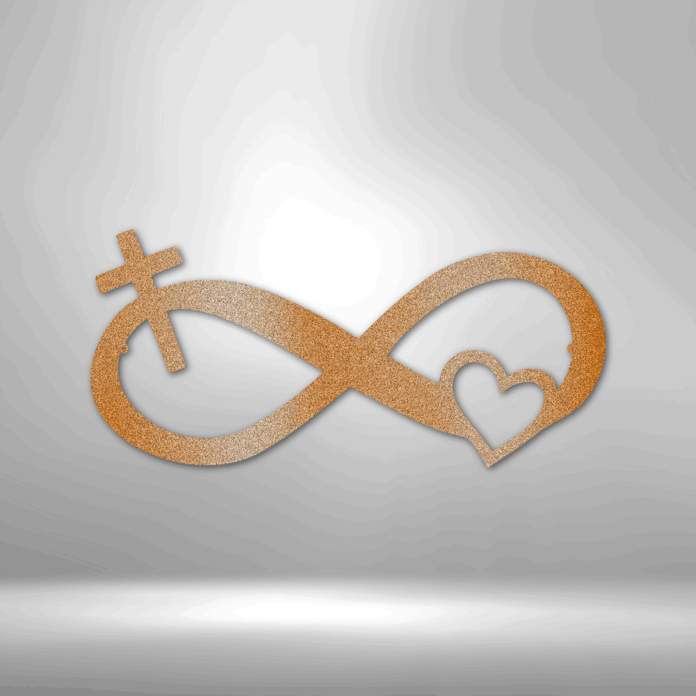 Lords Infinite Love - Steel Sign - Kim’s Signature Beauty & Accessories    (Store description)