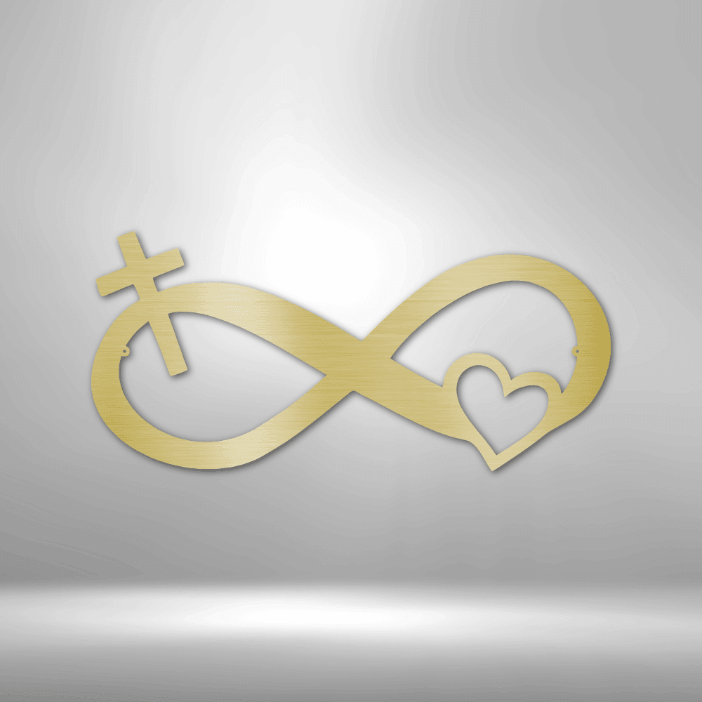 Lords Infinite Love - Steel Sign - Kim’s Signature Beauty & Accessories    (Store description)