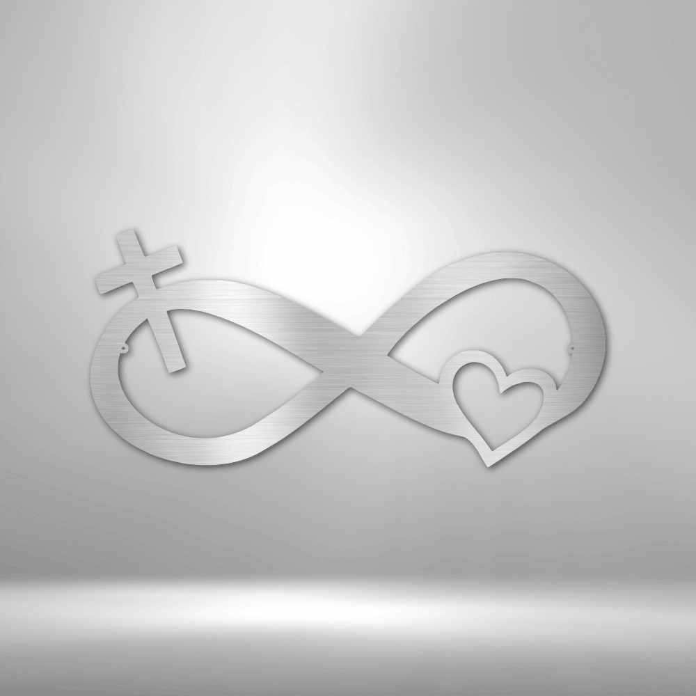 Lords Infinite Love - Steel Sign - Kim’s Signature Beauty & Accessories    (Store description)