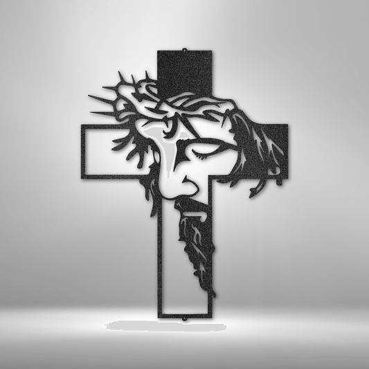 Christ Cross - Steel Sign - Kim’s Signature Beauty & Accessories    (Store description)