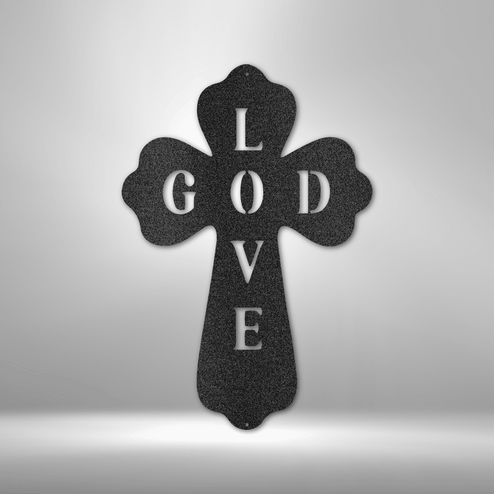 God Love - Steel Sign - Kim’s Signature Beauty & Accessories    (Store description)